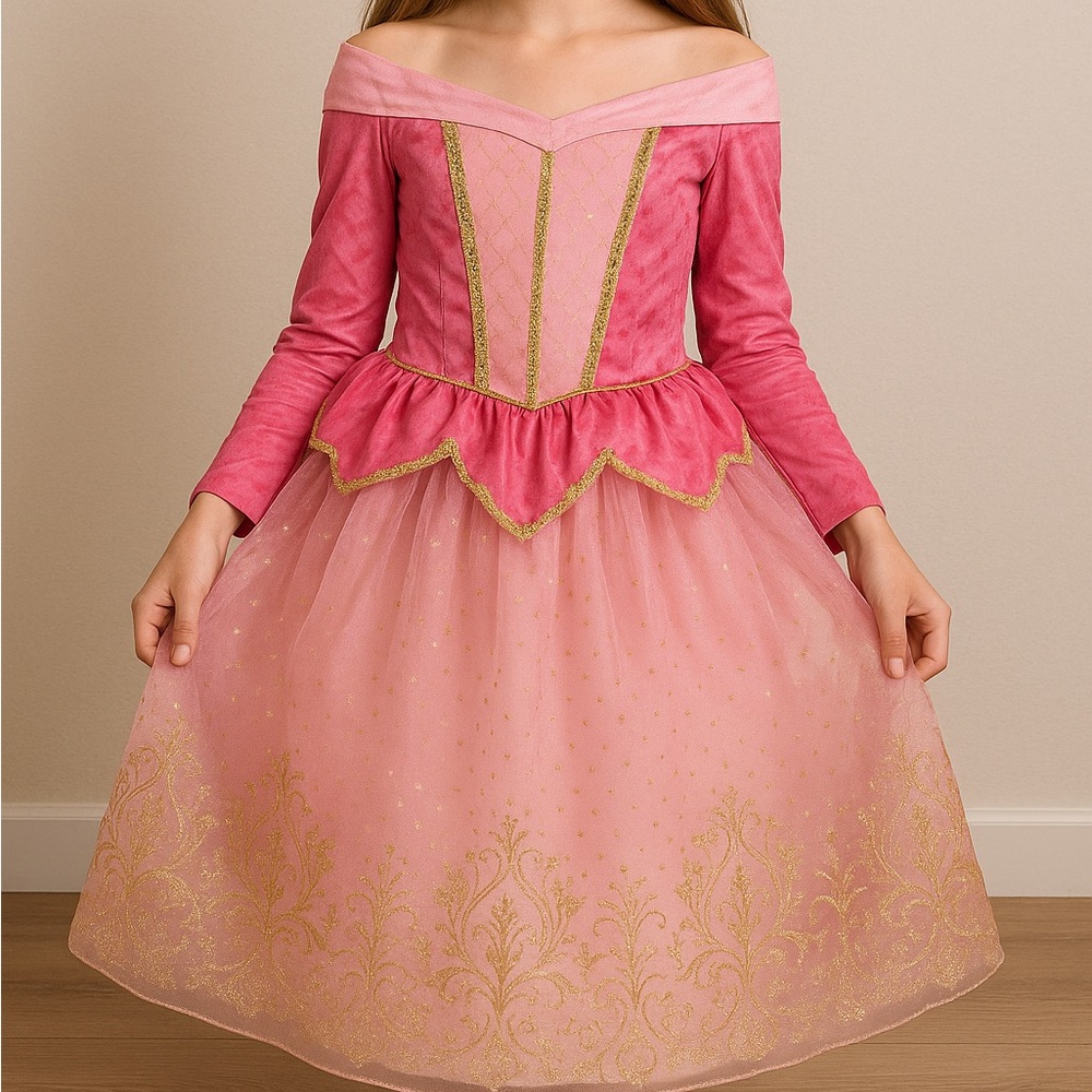 Christmas Gift Pink Princess Dress Costume | Girls Size 9/10 | NWT